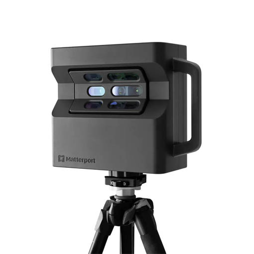 Caméra 3D Matterport Pro2 avec trépied et valise