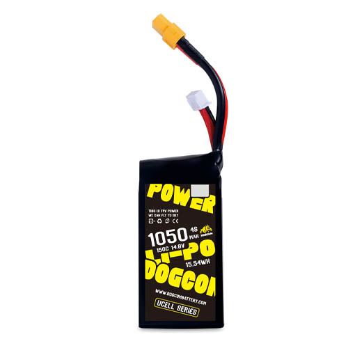 Batterie LiPo Dogcom 4S 1050mAh 150C UCELL Series