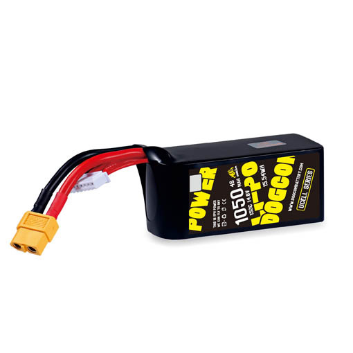 Batterie LiPo Dogcom 4S 1050mAh 150C UCELL Series