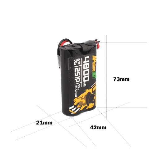 Batterie Li-ion Auline 21700 2S 4800mAh 1C XT30