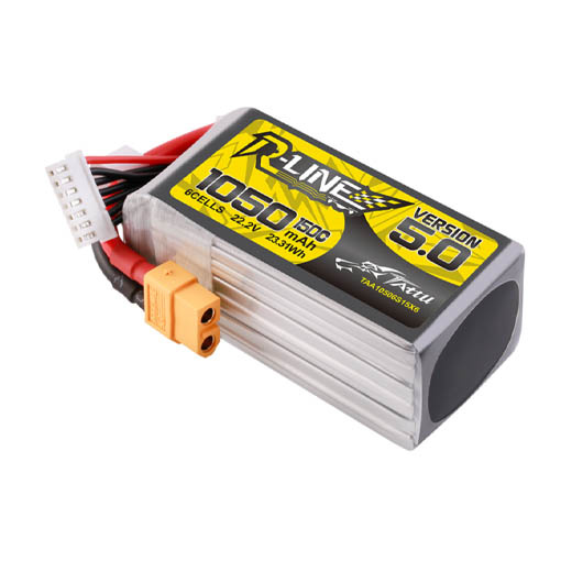 Batterie LiPo Tattu R-Line 5.0 6S 1050mAh 150C