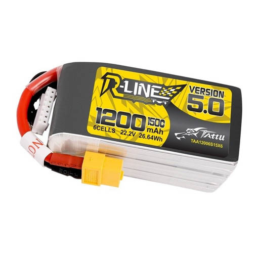 Batterie LiPo Tattu R-Line V5.0 6S 1200mAh 150C