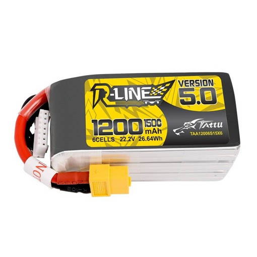 Batterie LiPo Tattu R-Line V5.0 6S 1200mAh 150C