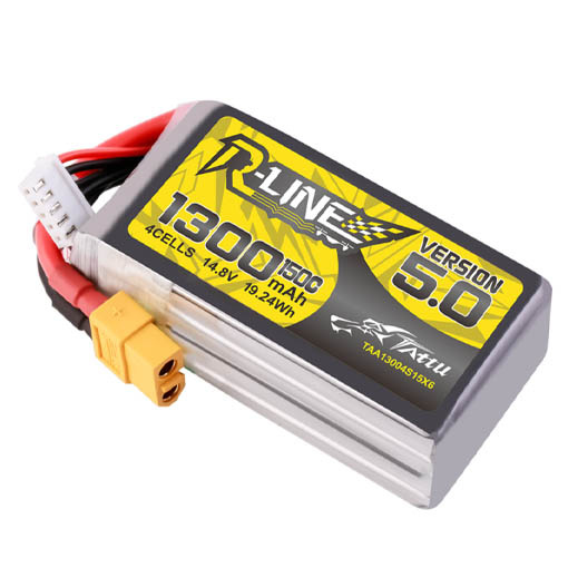 Batterie LiPo Tattu R-Line V5.0 4S 1300mAh 150C