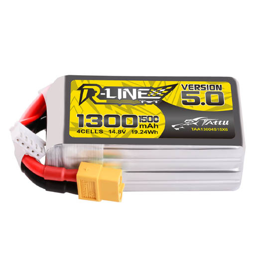 Batterie LiPo Tattu R-Line V5.0 4S 1300mAh 150C