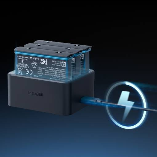 Hub de charge rapide pour batteries Insta360 X4