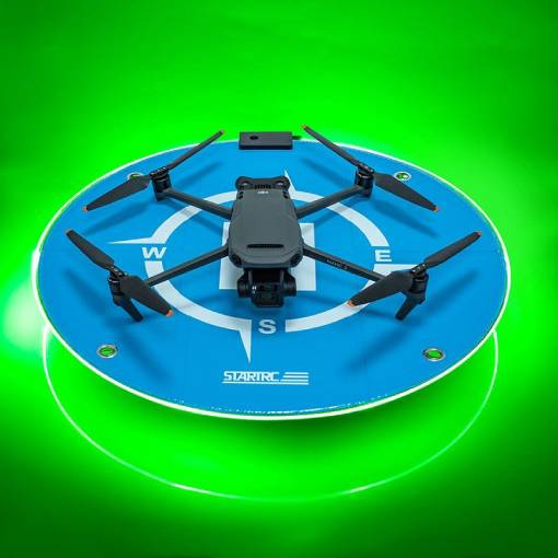 Piste de décollage/atterrissage LED StartRC 55x55 cm pour drones