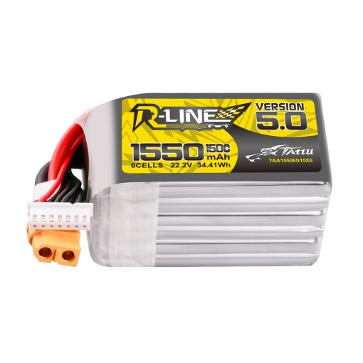 Batterie LiPo Tattu R-Line V5.0 6S 1550mAh 150C