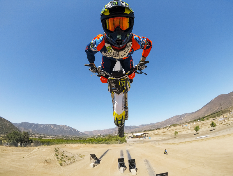 photo motocross GoPro