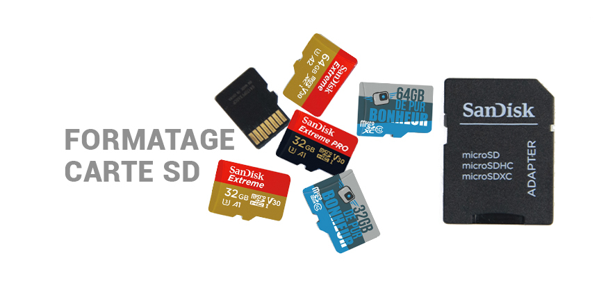 Comment Formater, Insérer et Retirer une carte mémoire microSD sur