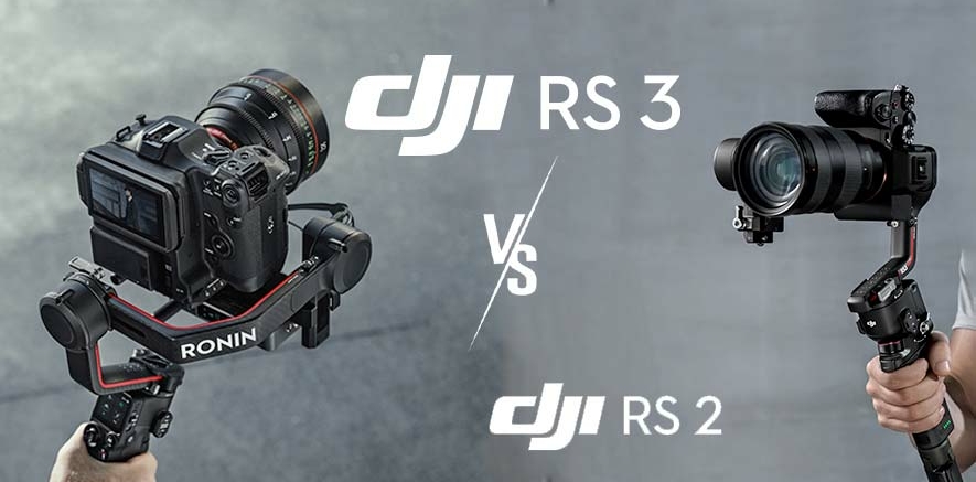 Comparatif entre le DJI RS2 et DJI RS3
