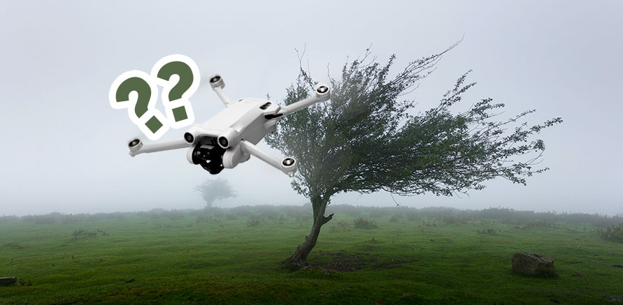 Peut-on faire voler son drone lorsqu'il y a du vent ?