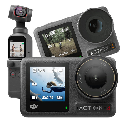 Caméras DJI | Osmo Pocket 2, Osmo Action