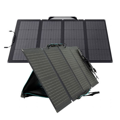 Panneaux solaires Ecoflow et Bluetti
