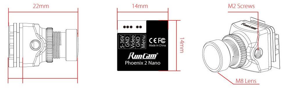 Caméra RunCam Phoenix 2 Nano
