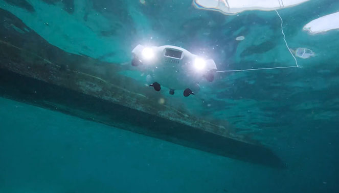 Drone sous-marin Fifish V-EVO avec bras robotique