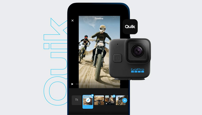 GoPro HERO 11 Black Mini : application Quik compatible !